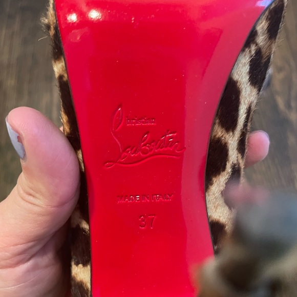 Christian Louboutin Leopard Heels - Picture 5 of 7